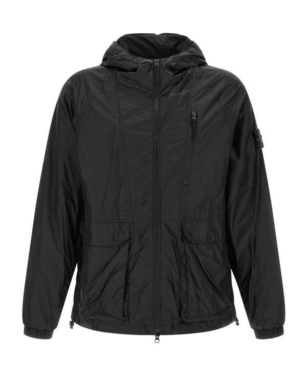 STONE ISLAND Light Ripstop Cordura Nylon Jacket Black Men
