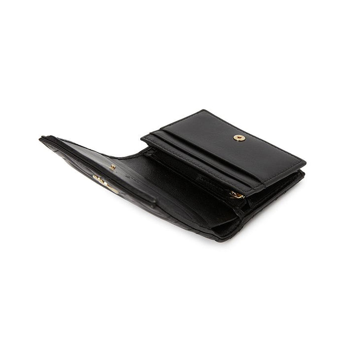 GUCCI GG Marmont Women’s Black Leather Compact Wallet