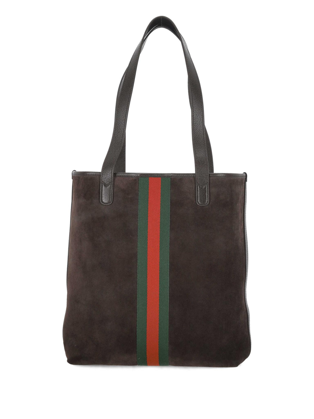 GUCCI Brown Leather Tote Bag for Men