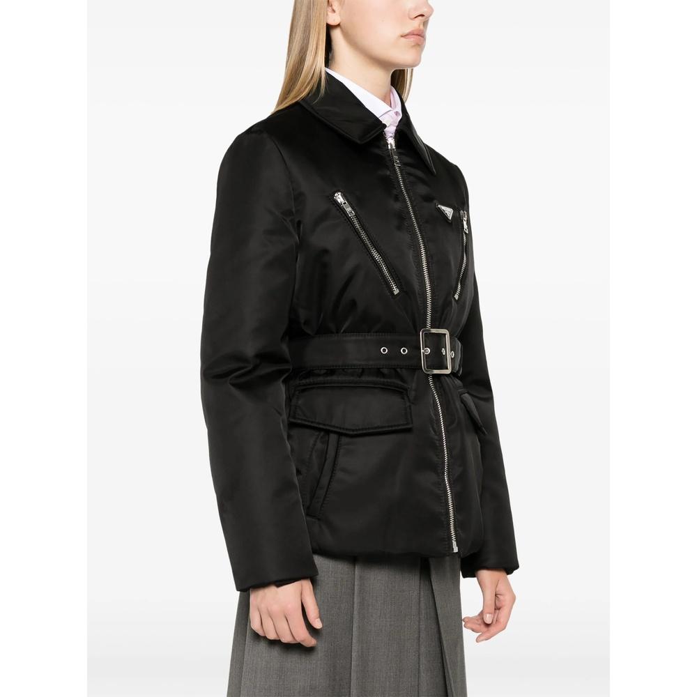 PRADA Re-Nylon Women’s Down Puffer Jacket Black