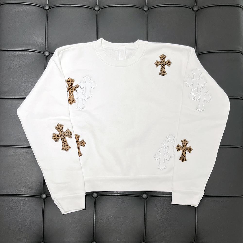 Chrome Hearts Paper Jam Patch White Sweatshirt Unisex