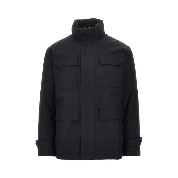Herno Black Nylon Down Puffer Jacket for Men