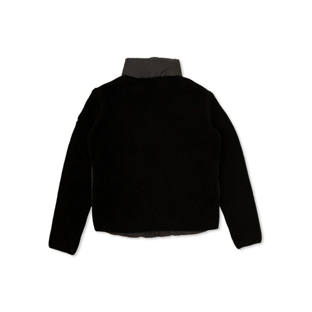 Moncler Kids Women Logo Knit Down Jacket 9B000 04 M1241 999