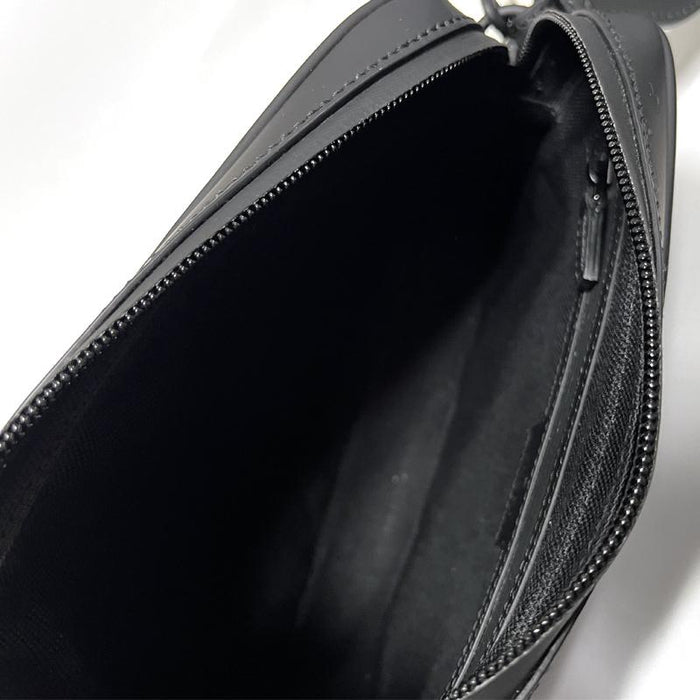GUCCI Black Rubber Small Crossbody Bag Unisex