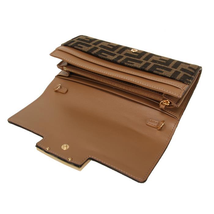 FENDI FF Fabric Chain Wallet Shoulder Bag