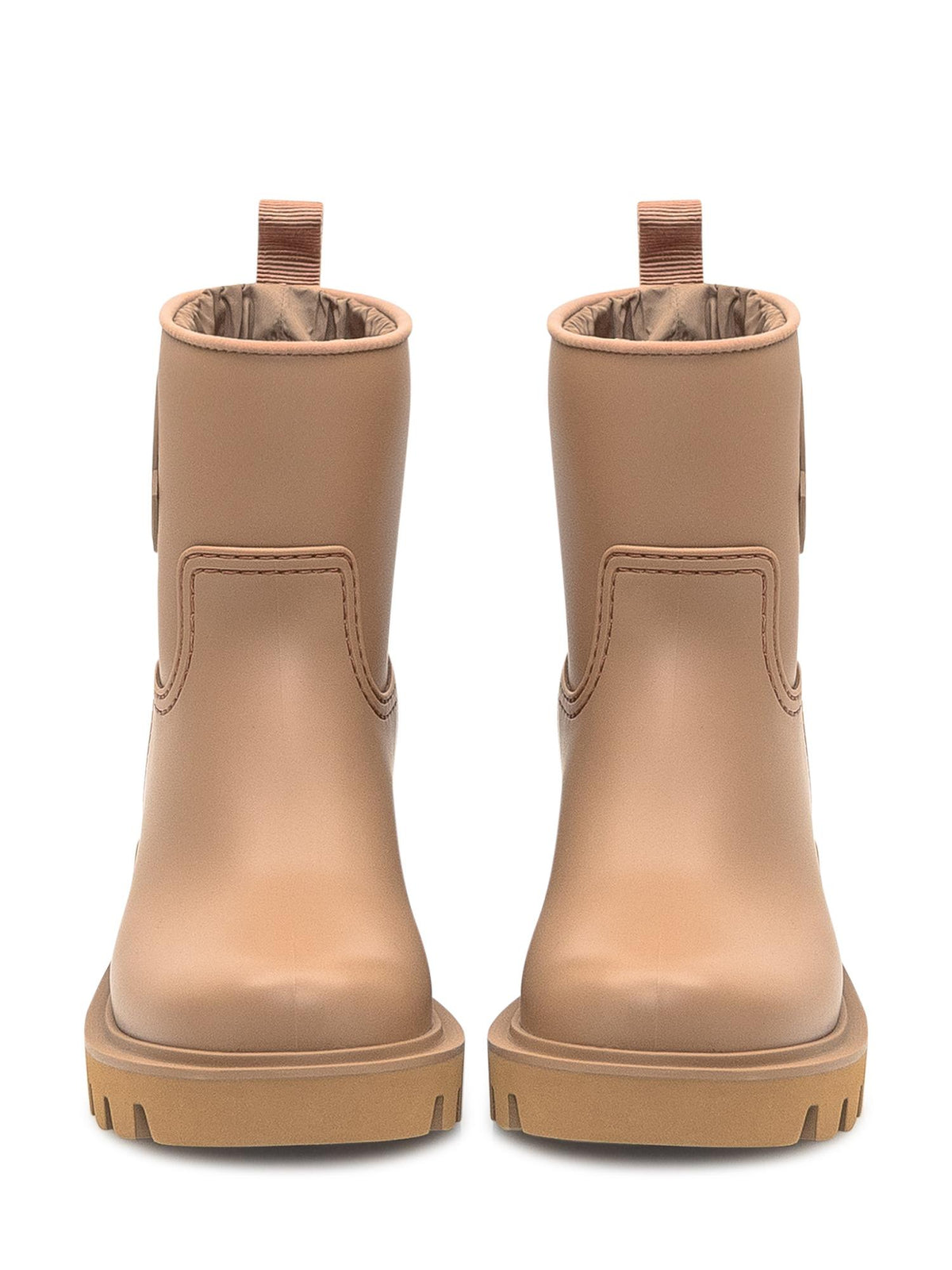 Moncler Black Leather Ankle Boots