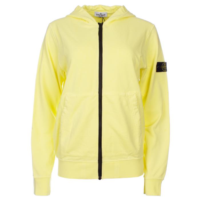 STONE ISLAND Women’s Hooded Zip Jacket with Patch Logo Navy