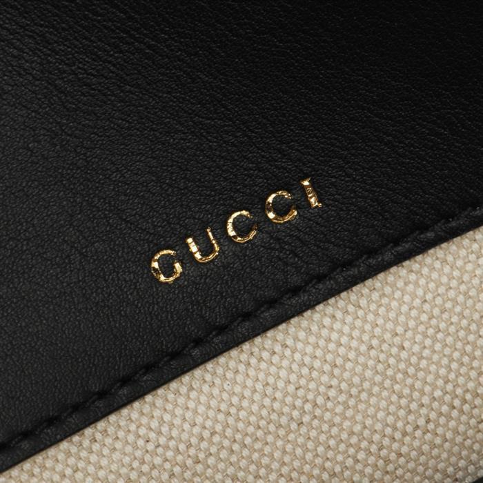GUCCI Horsebit 1955 Soft Small Shoulder Bag Beige Leather