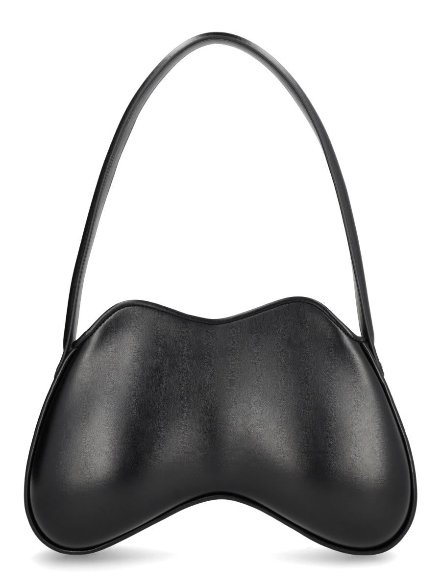 DIESEL Black Leather Shoulder Bag