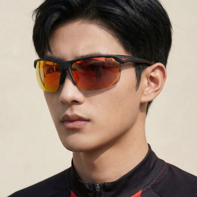 Nike Black Sport Trainer M Unisex Sunglasses for Running Cycling