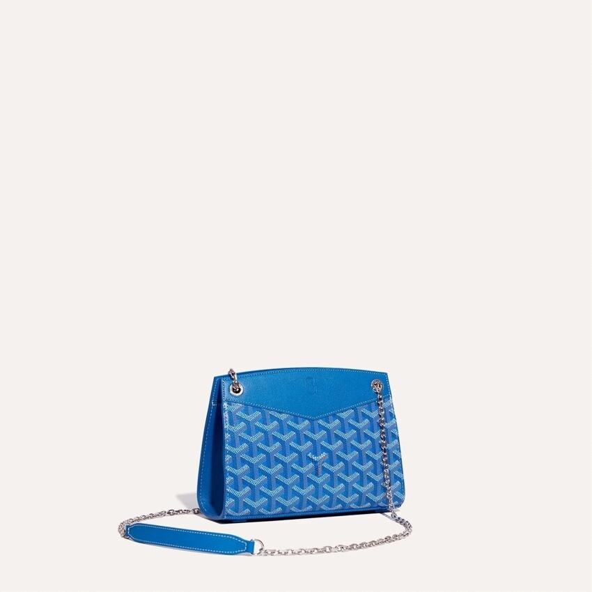GOYARD Women’s Structured Rouette Mini Crossbody Bag Blue ROUETSMINTY10 CL10