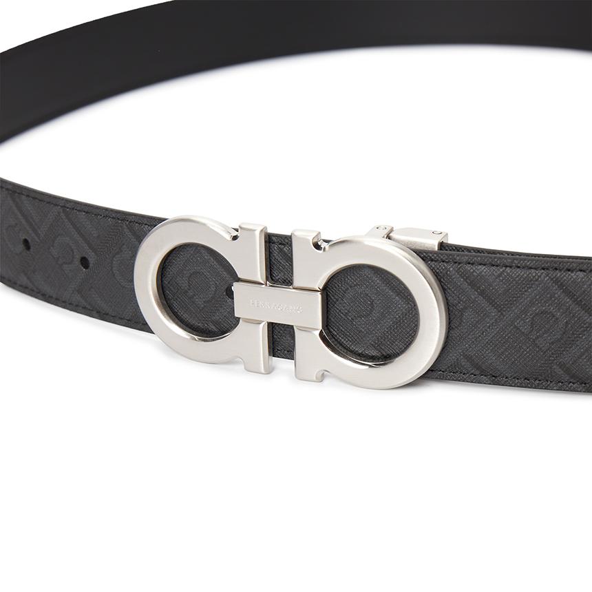 Ferragamo Gancini Reversible Men’s Belt Pre-Cut 679710 0780171