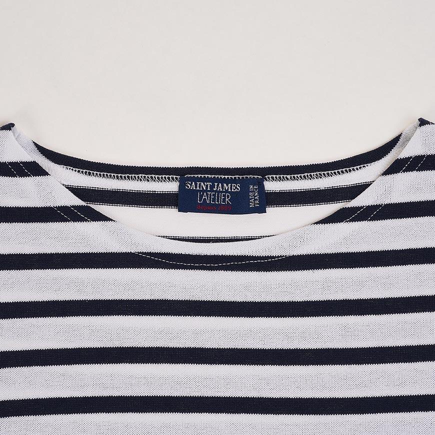 Saint James Women’s MERIDAME II NEIGE MARINE Stripe T-Shirt