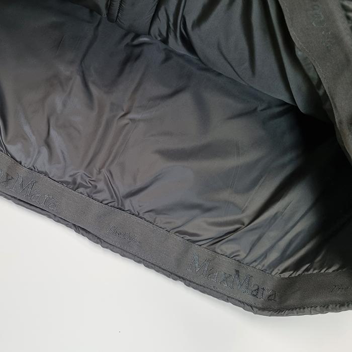 Max Mara Dark Gray Puffer Vest