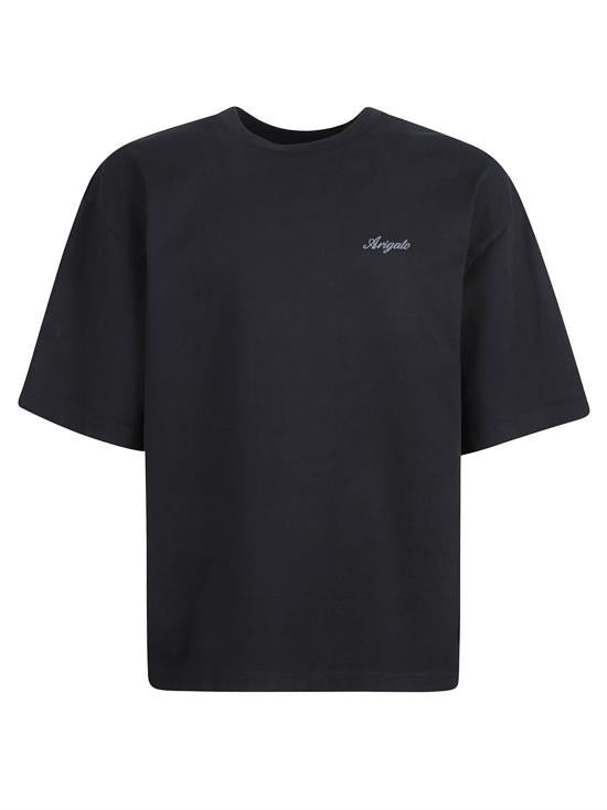 AXEL ARIGATO Black Cotton Short Sleeve T-Shirt A1460005BLACK DOM