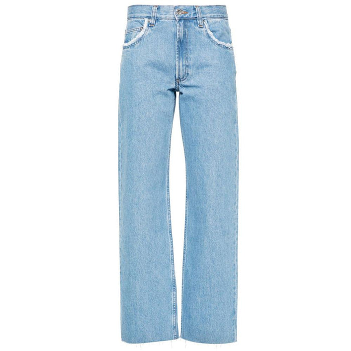 A.P.C. Women’s Relaxed Raw Edge Denim Jeans