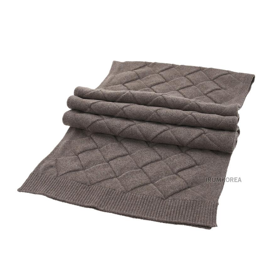 Bottega Veneta Men’s Intrecciato Wool Scarf 753027 V36Y0 1540