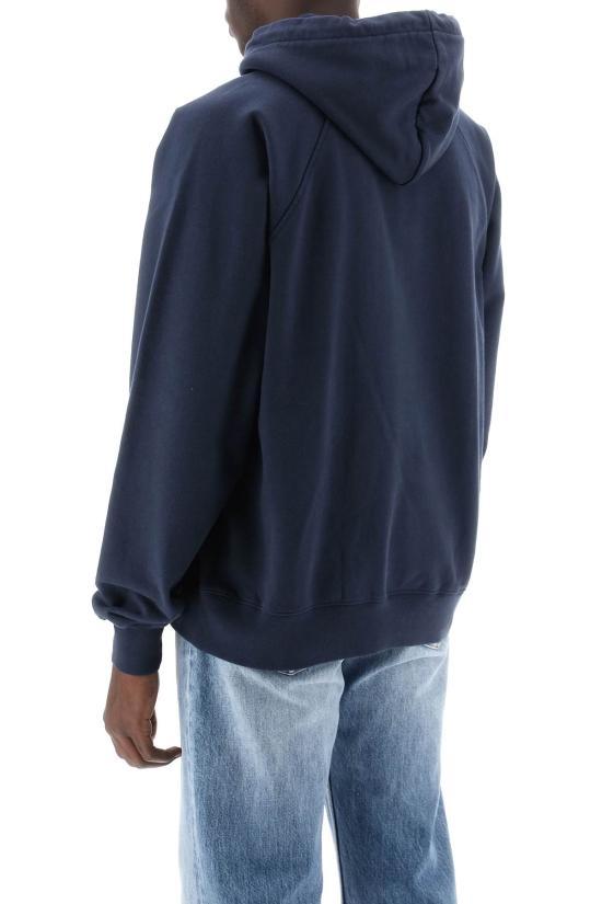 JACQUEMUS Dark Navy Hooded Sweatshirt