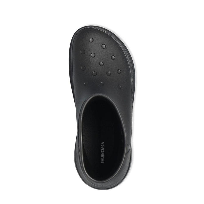 BALENCIAGA Crocs Ankle Chelsea Boots Black Unisex