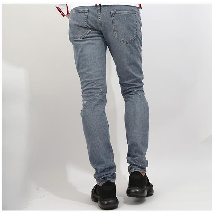 Balmain Slim Blue Denim Jeans Men TH15230 Z037 6AA