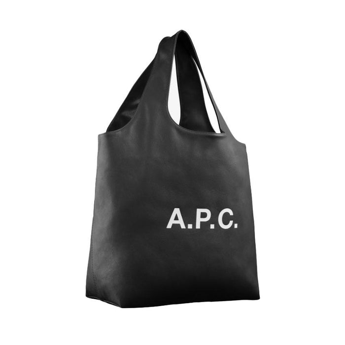 A.P.C. Ninon Leather Tote Bag Black