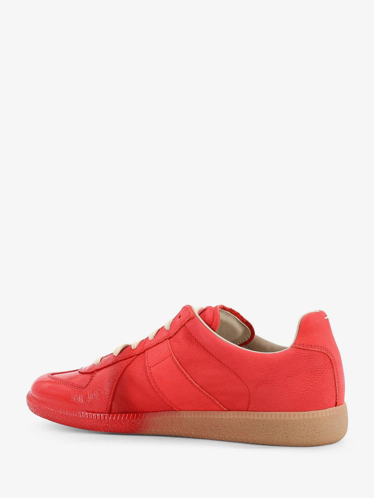 Maison Margiela Blue Suede Low-Top Sneakers for Men