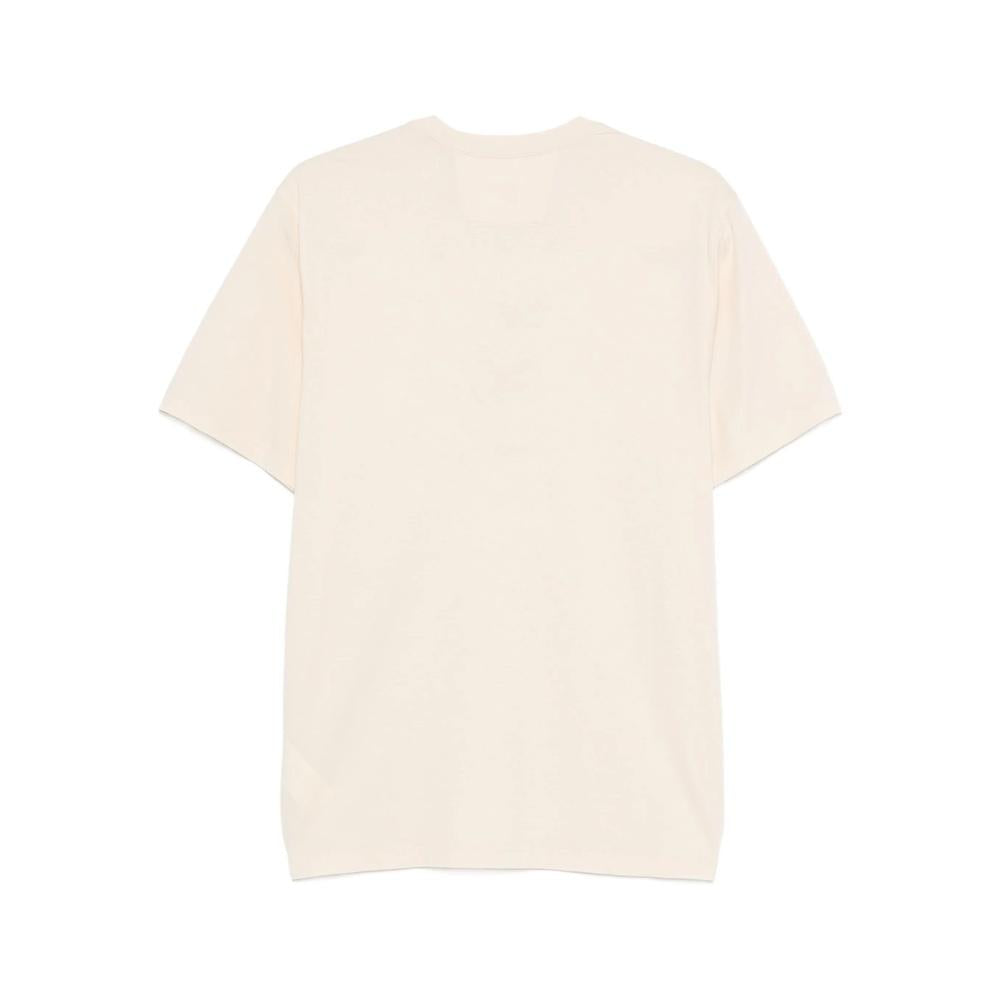 CP Company Logo Short Sleeve T-Shirt for Men Navy Cotton