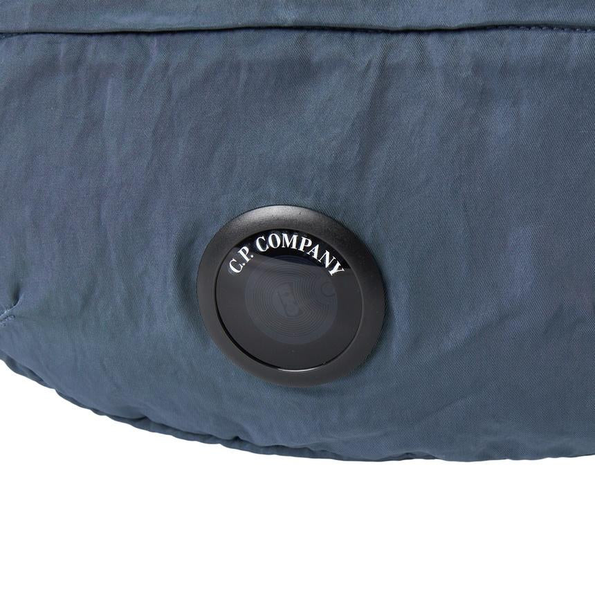 CP Company Unisex Nylon Waist Bag Crossbody Bag Navy
