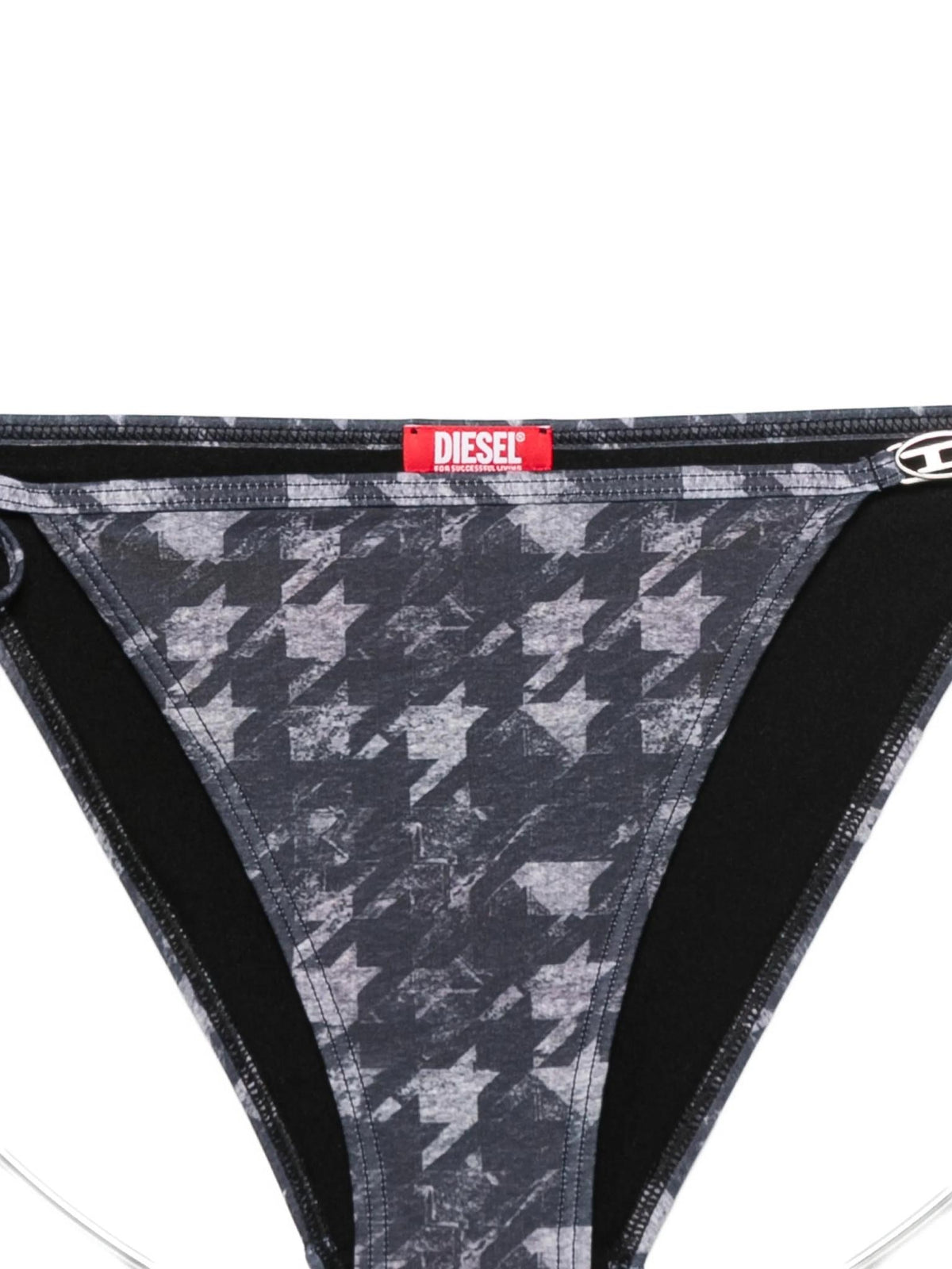 DIESEL Blue Logo Bikini Set Swimsuit