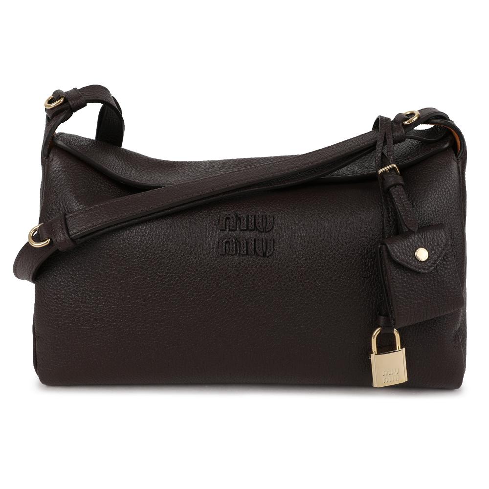 Miu Miu Leather Shoulder Bag 5BC195 2IFL F0ZKS