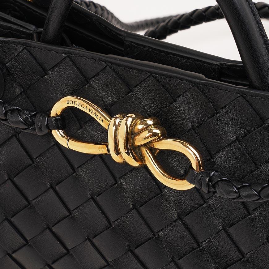 Bottega Veneta Small Andiamo Leather Tote Bag Black Women’s