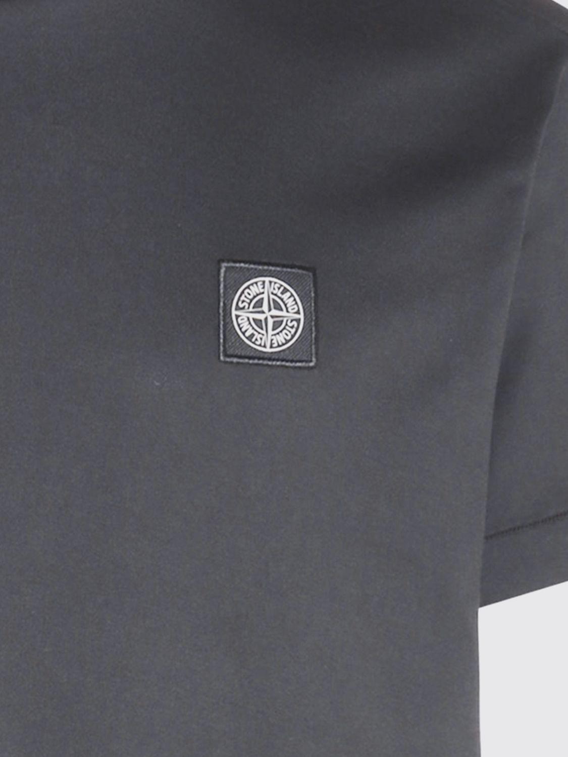 STONE ISLAND Short Sleeve Cotton T-Shirt Navy Men