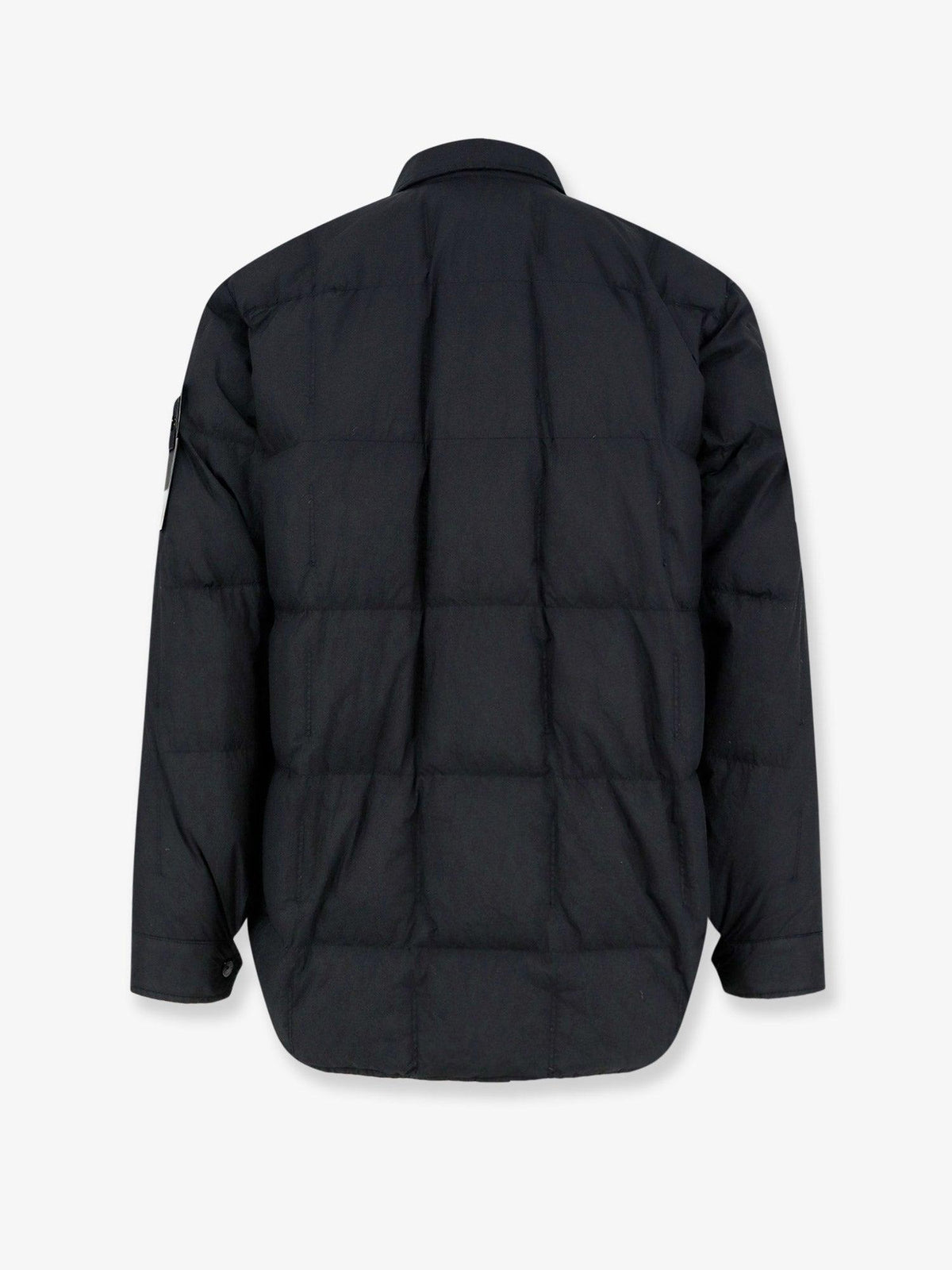 STONE ISLAND Black Down Puffer Jacket Men’s
