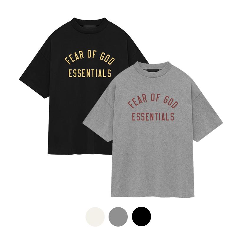 Fear of God Essentials Unisex Jersey Crewneck T-Shirt Black