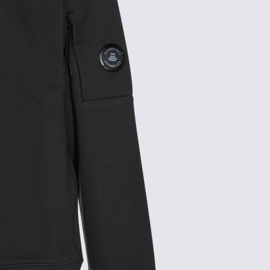 CP Company Diagonal Raised Fleece Lens Crewneck Sweatshirt 21CM SS713A