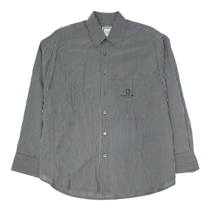 WOOYOUNGMI Stripe Long Sleeve Men's Shirt