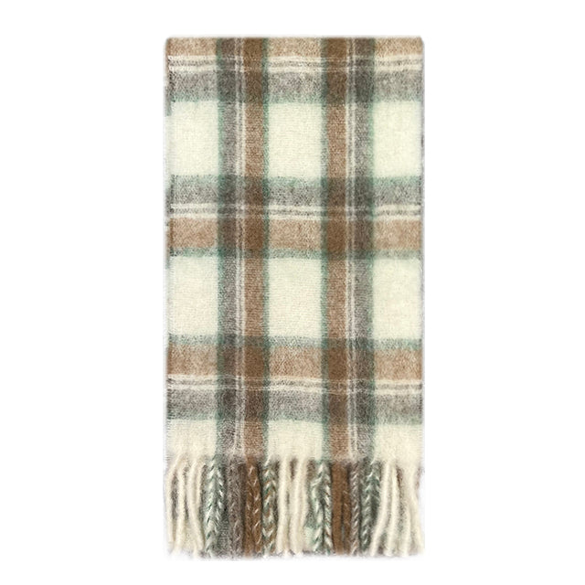 A.P.C. Elie Fringe Alpaca Wool Scarf Muffler TAH