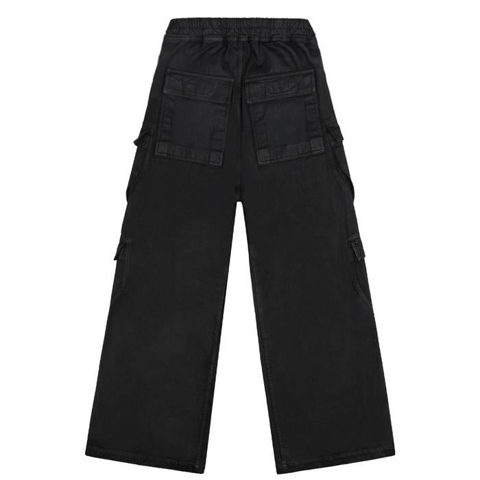 Rick Owens Darkshadow Cotton Double Cargo Jumbo Pants DU02E7398 BW 99X