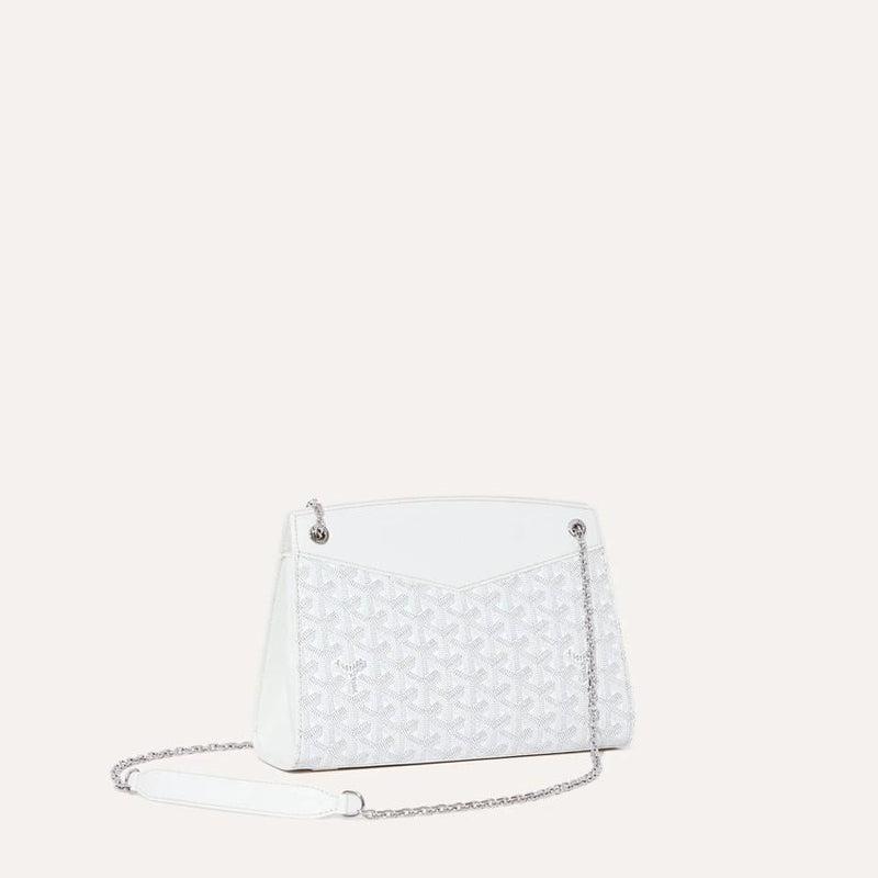 GOYARD Women’s Structured ROUETTE PM White Crossbody Bag ROUETSPMLTY 50CL 50P