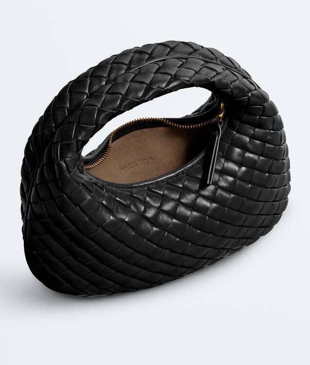 Bottega Veneta Intrecciato Baby Veneta Black Tote Bag