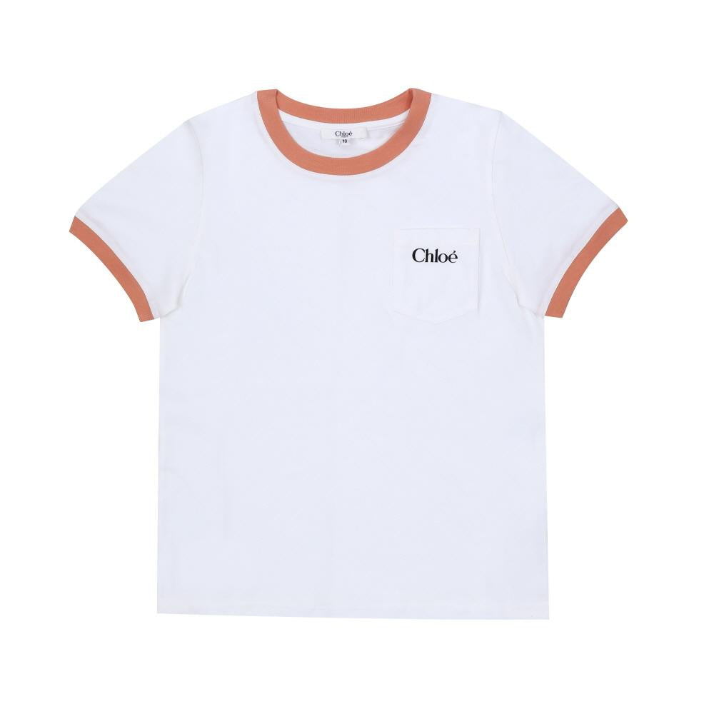 Chloe Kids Short Sleeve T-Shirt C20860 117