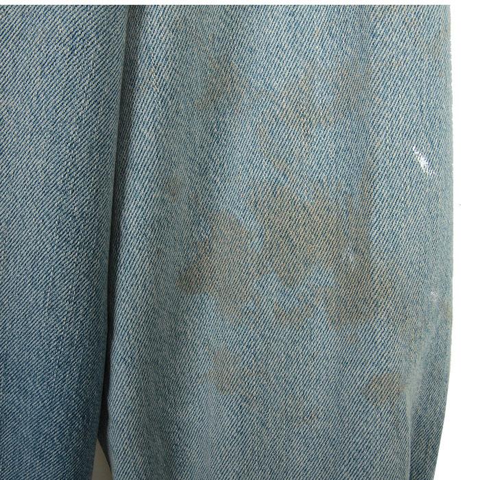 Acne Studios Dirty Wash Oversized Denim Long Sleeve Shirt