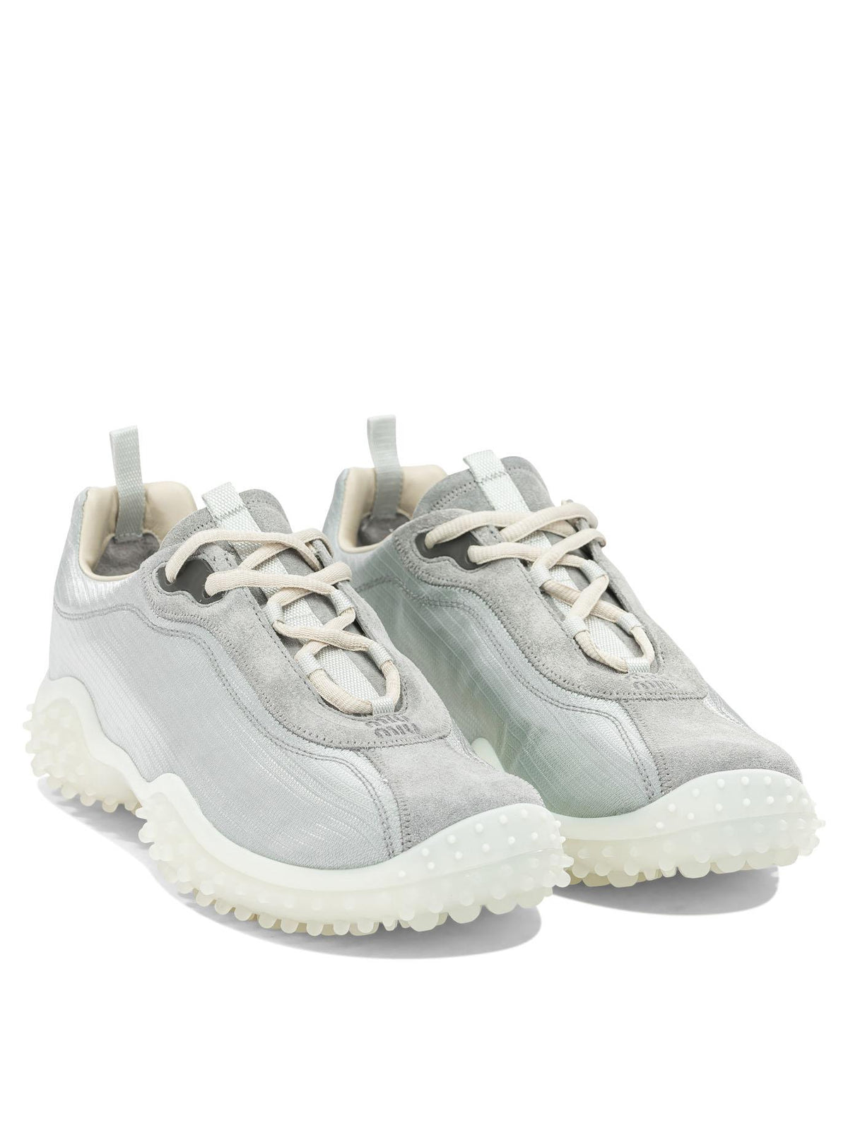 Miu Miu Leather Low-Top Sneakers White Women’s