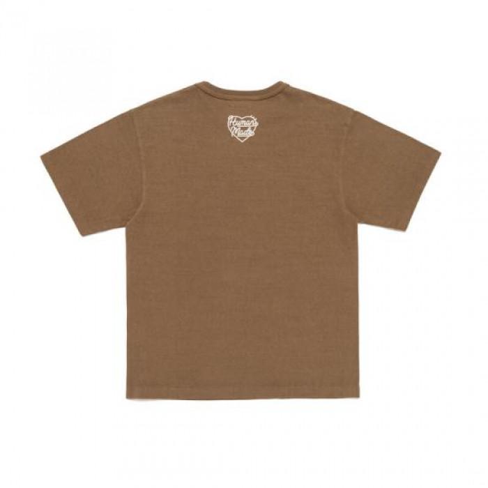 Humanmade Olive Drab Color Short Sleeve T-Shirt