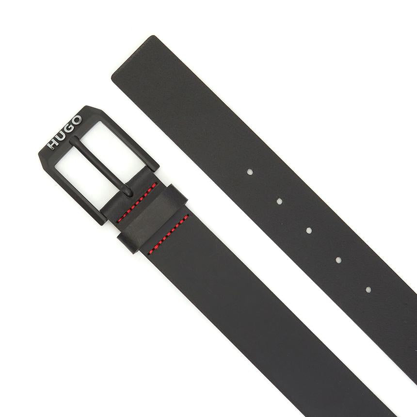 HUGO BOSS Men’s Leather Belt Black