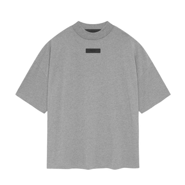Fear of God Essentials Patch Logo T-Shirt Dark Oatmeal