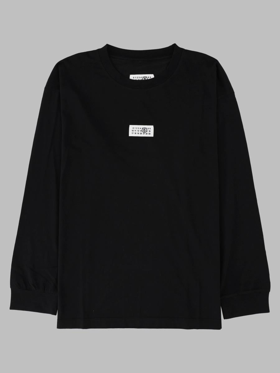 Maison Margiela Long Sleeve T-Shirt Black Cotton Men’s