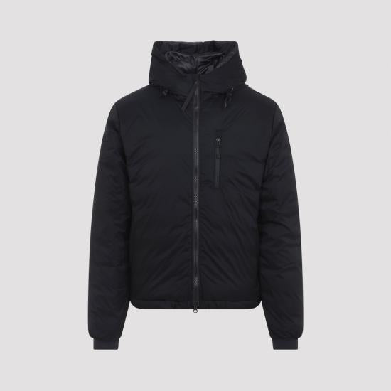 Canada Goose Lodge Hoodie Black Down Jacket for Women 5078 MB 9061