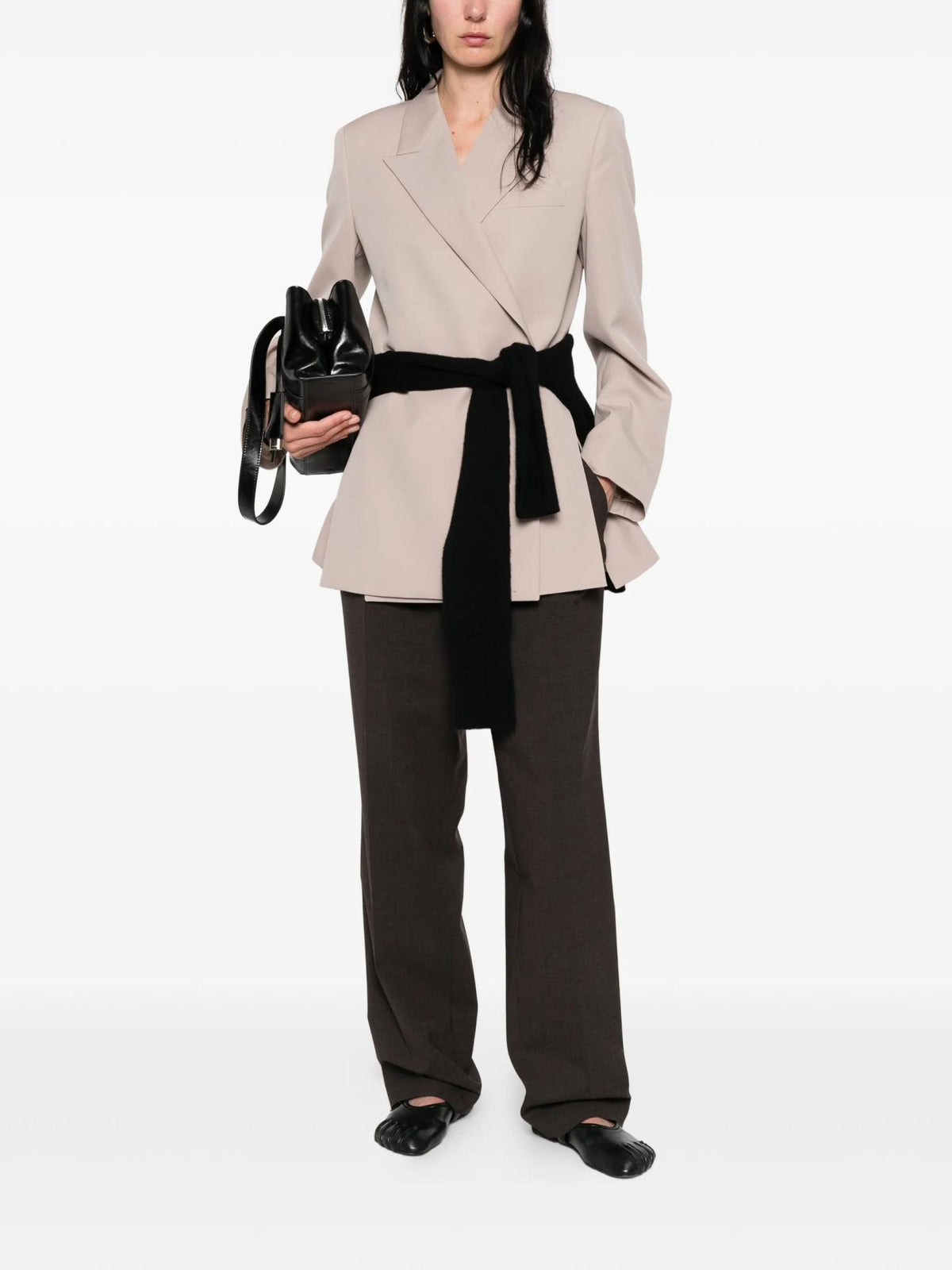 Maison Margiela Black Wool Classic Trousers