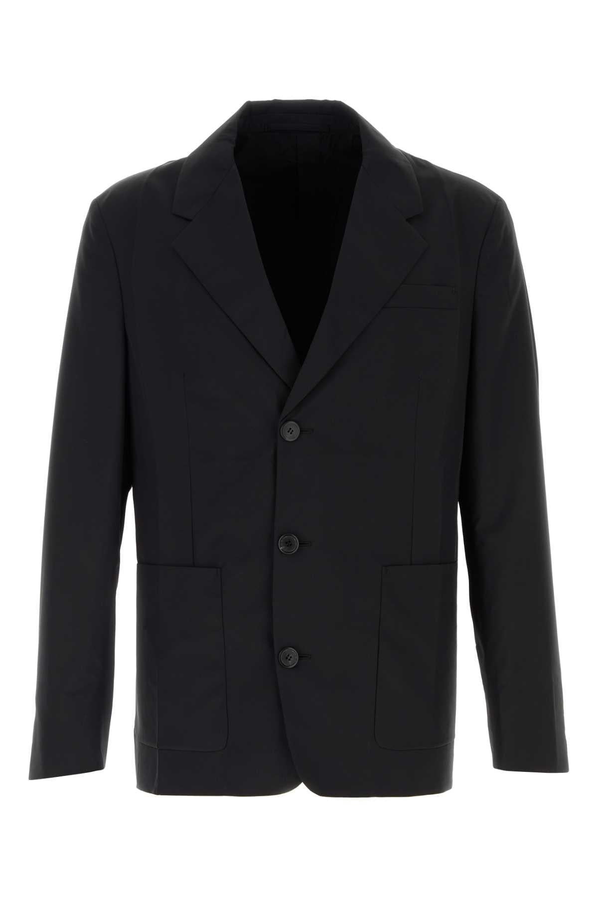 PRADA Black Wool Blazer Men’s Suit Jacket